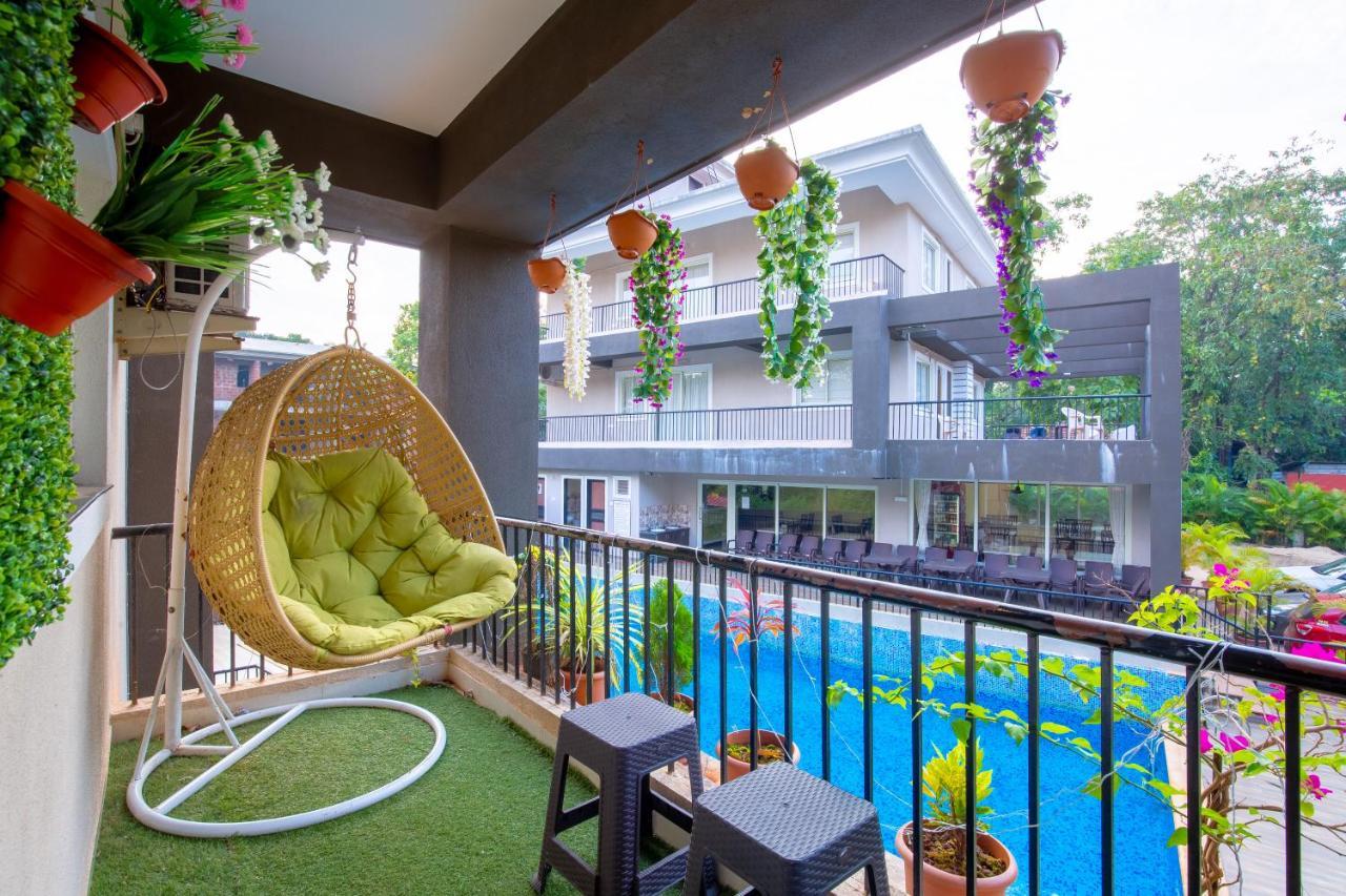 4Bhk Stunning Apartment With Pool 2Bhkx2 Старый Гоа Экстерьер фото